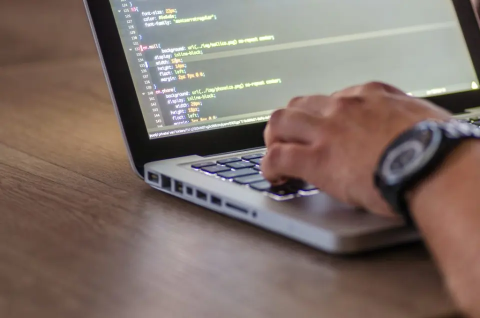 Code on a developer's screen